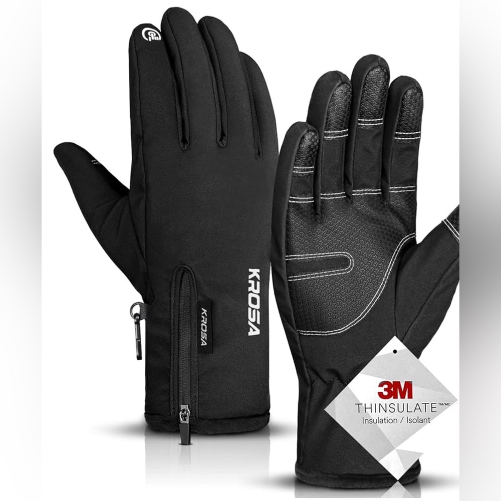 NWT  -10℉ Winter Gloves Men Women, 10 Touchscreen Fingers Gloves, Waterproof